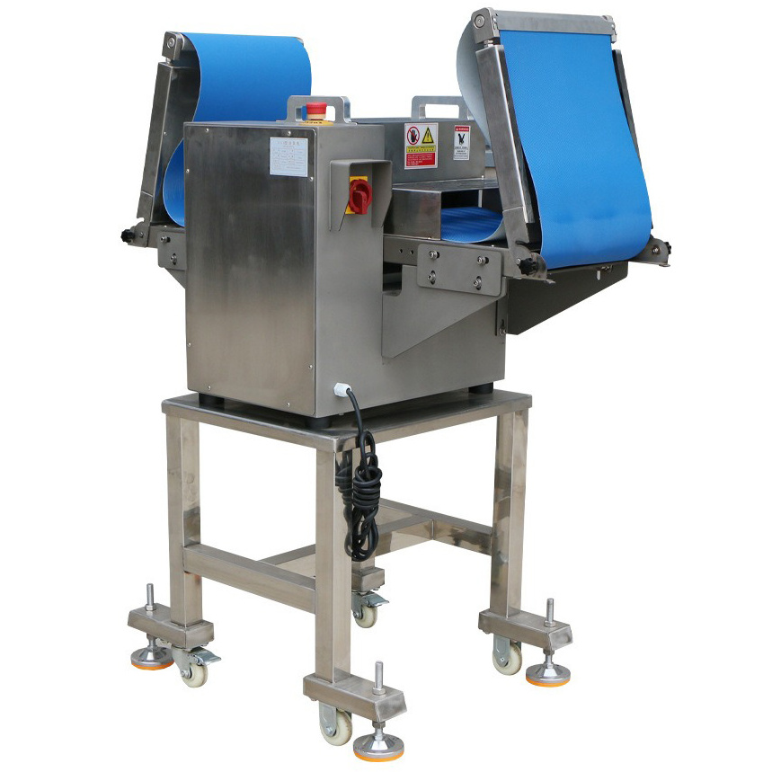 Fully Industrial Commercial Fresh Fillet Meat Steak Cuber Slicer Slicing Cutting Machine Automatic Beef Jerky Slicer