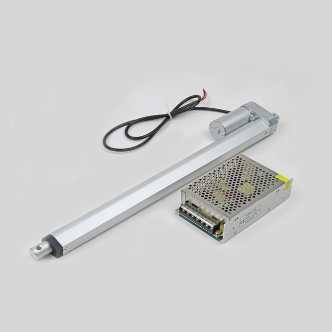 High speed 2000mm stroke 12v 24v magnetic linear actuator with limit switch