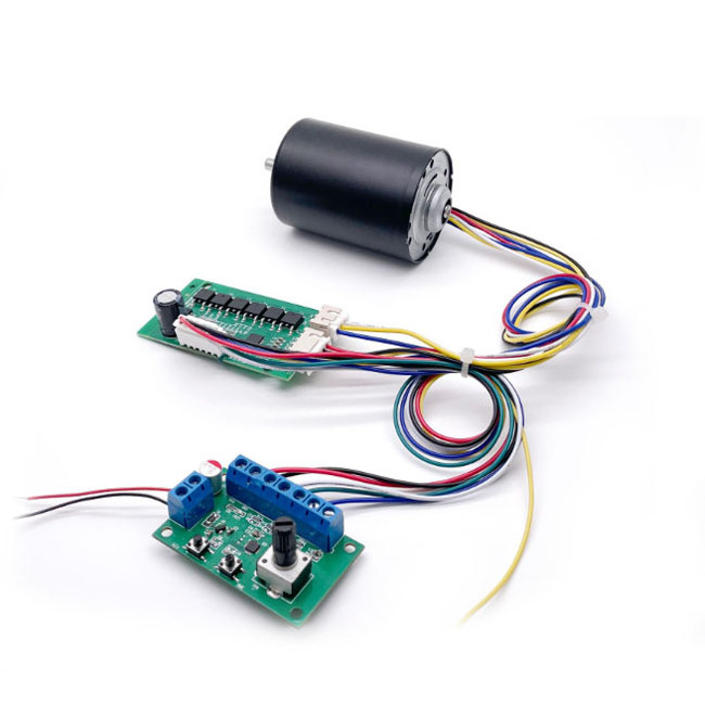 Factory supply high torque 1500rpm electr 12v brushless dc motor XH 4266 with PWM controller