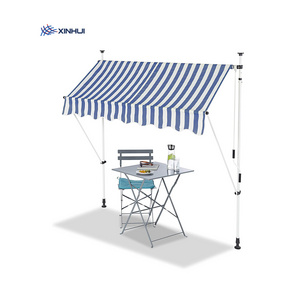 Customized Awning with Hand Crank Sun Protection balcony sunshade clamp awning