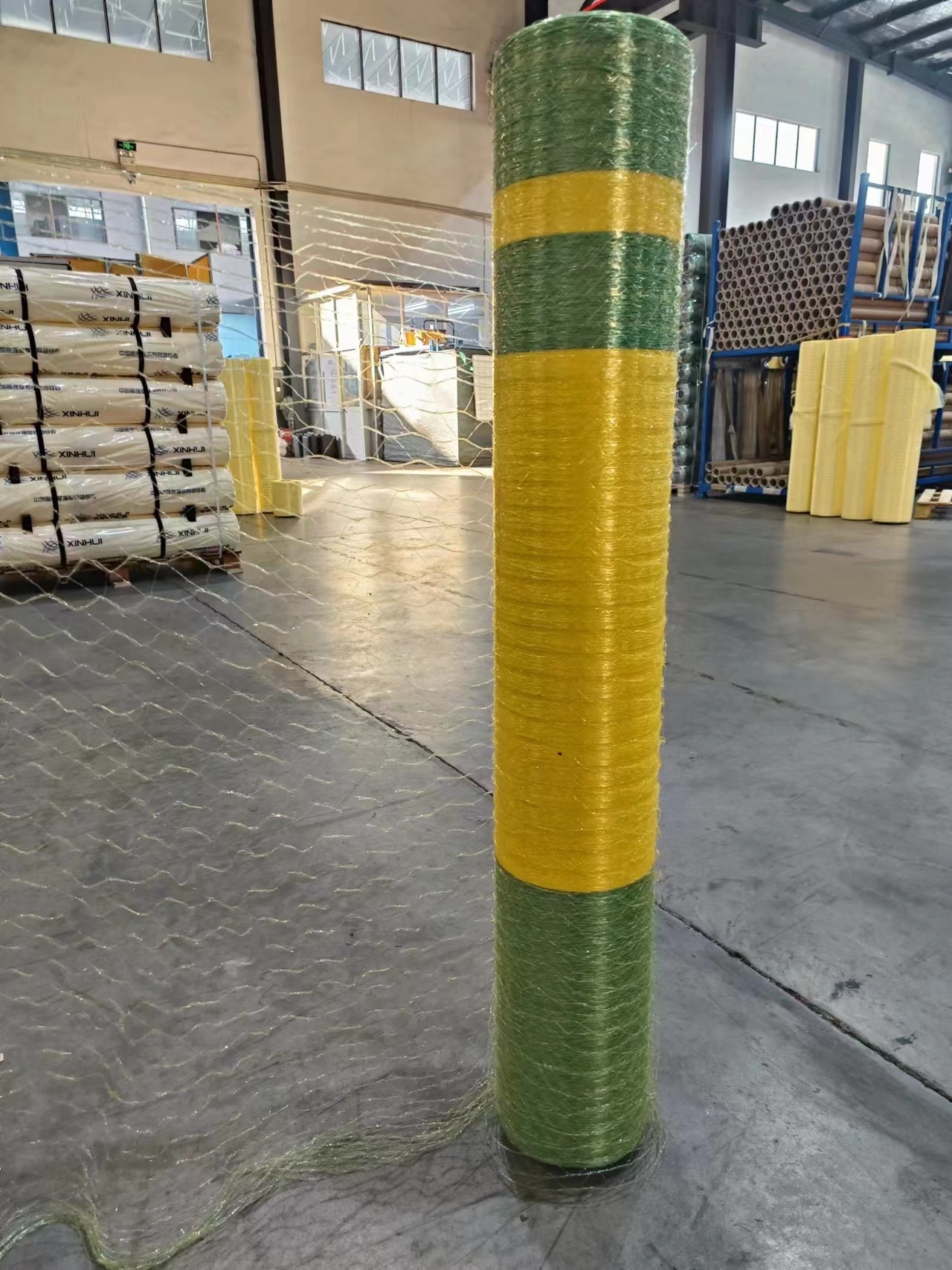 100% NEW HDPE high quality heavy duty bale net 1.23*3000m wrap  for lawn farm line markers round hay