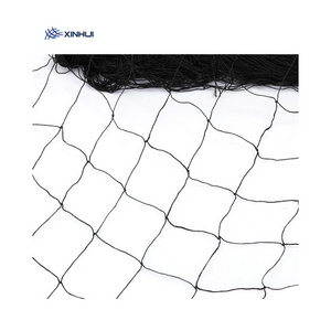 Firm rope with knot black agricultural bird nets for catching birds netting for birds