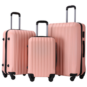 Factory  Promotion diplomat suitcase frame luggage trolley bags abs XHA199