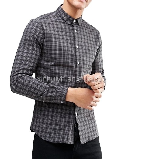 The wholesale Custom 100% Cotton Yarn Dyed Flannel Gentry Mens check Shirts