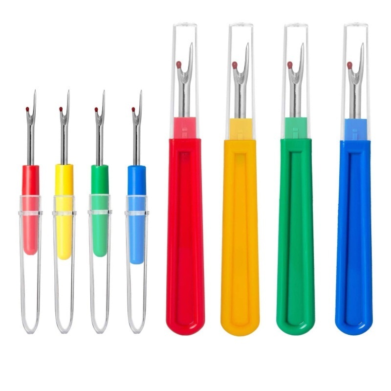 Sewing Seam Ripper Kit Colorful Sewing Stitch Thread Unpicker Seam Ripper&Thread Cutter Scissor for Sewing Thread Remove W24-293