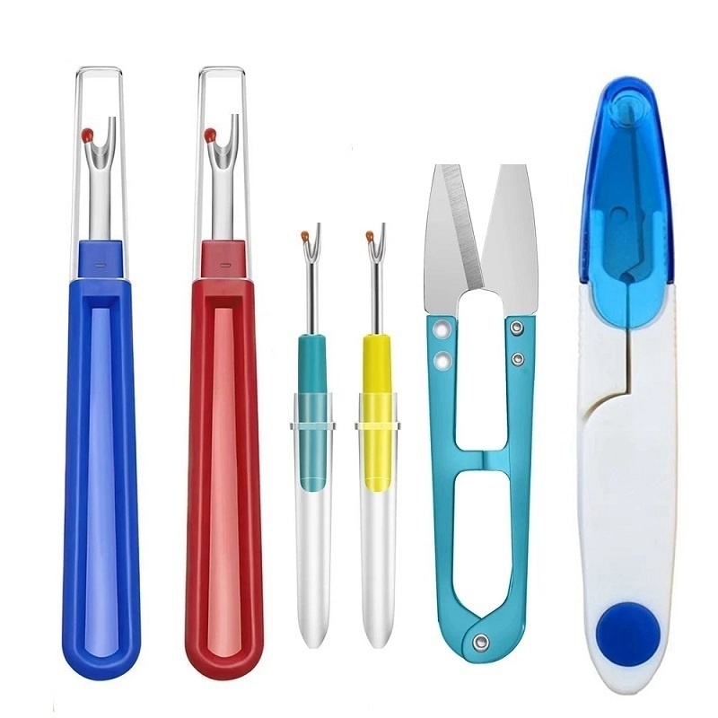 Sewing Seam Ripper Kit Colorful Sewing Stitch Thread Unpicker Seam Ripper&Thread Cutter Scissor for Sewing Thread Remove W24-293