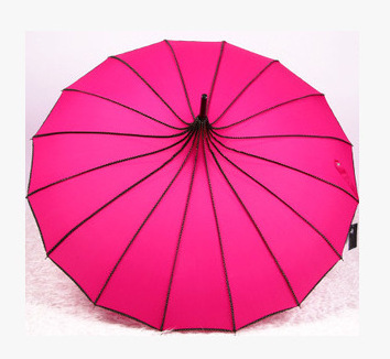 Parasol Umbrella Pagoda Umbrella For Sun UV Protection Women Black And White Umbrella Goth Parasol With Long Handle D23-88