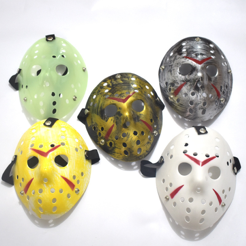 New Jasons Mask Halloween Costume Mask Scary The 13th Hockey Masks Cosplay Xmas Festival Party DD7-113