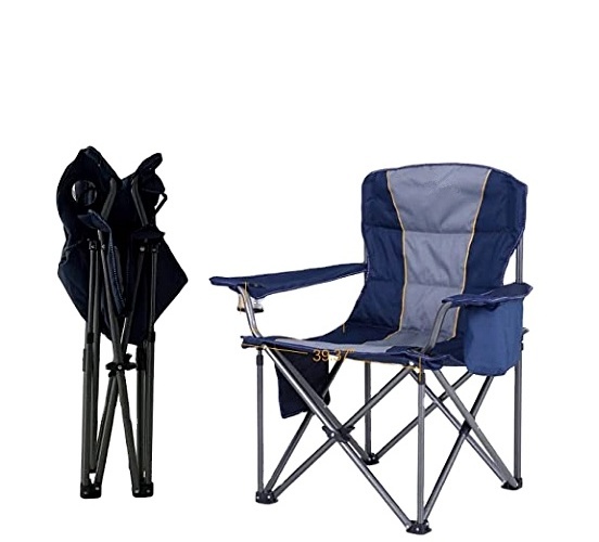 Beach Camping Folding Chairs for Heavy People and Adults with Carry Bag