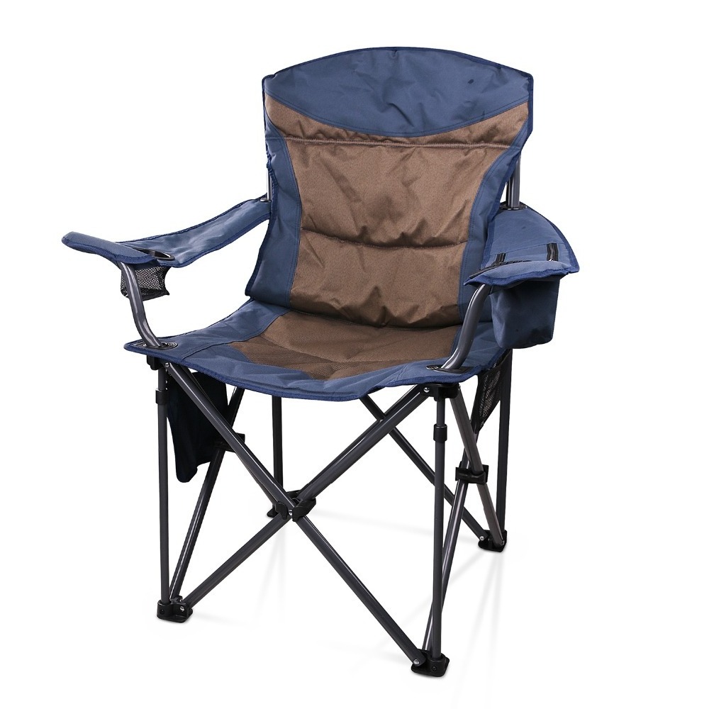 Hot Sale Heavy Duty Folding Camping Chairs with Cooler Bag