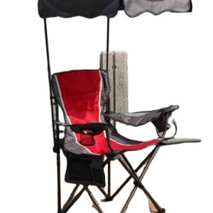 Adjustable High Seat Folding Beach Camping Chairs with Umbrella