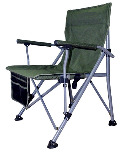 Outdoor Canvas Fabric Folding Camping Chair with Arms