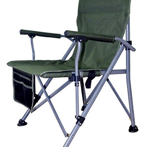 Outdoor Canvas Fabric Folding Camping Chair with Arms