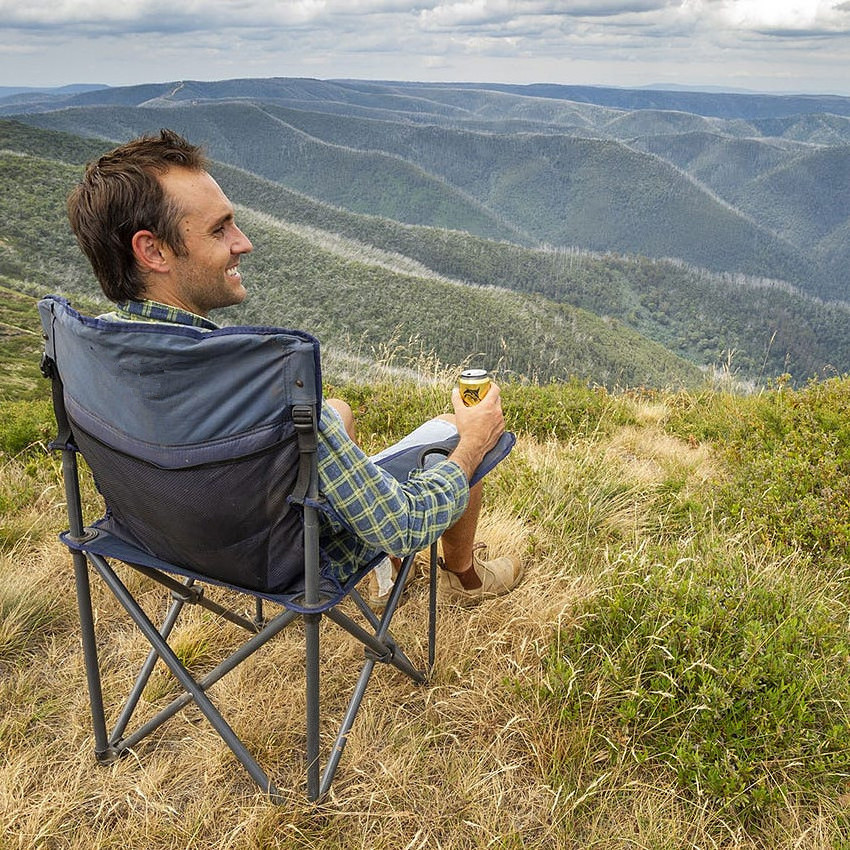 Beach Camping Folding Chairs for Heavy People and Adults with Carry Bag