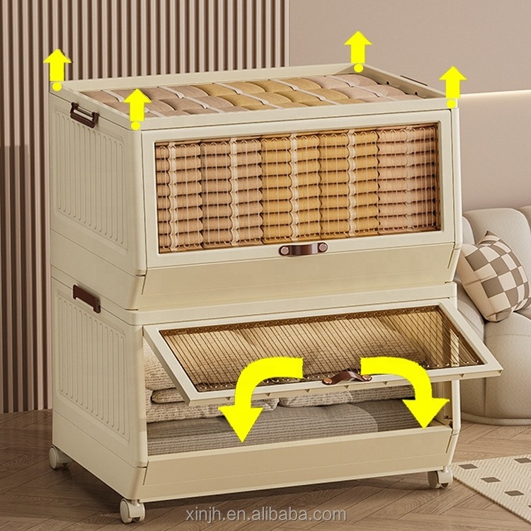 XJH Hot selling multifunctional storage cabinet foldable storage cabinet multi-layer clothing storage