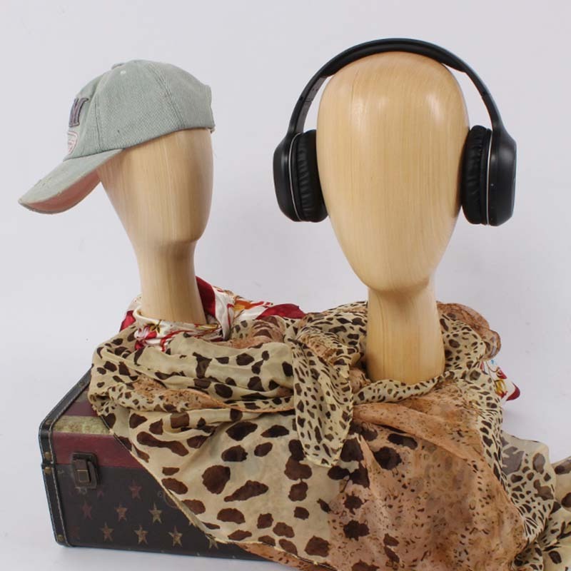 Mannequin Heads Display Mannequins Wooden Head Model For Hat