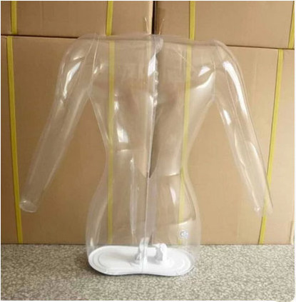 XINJI Fashion Style Manikin Torso Male Female Inflatable Model Inflatable Clear Mannequin