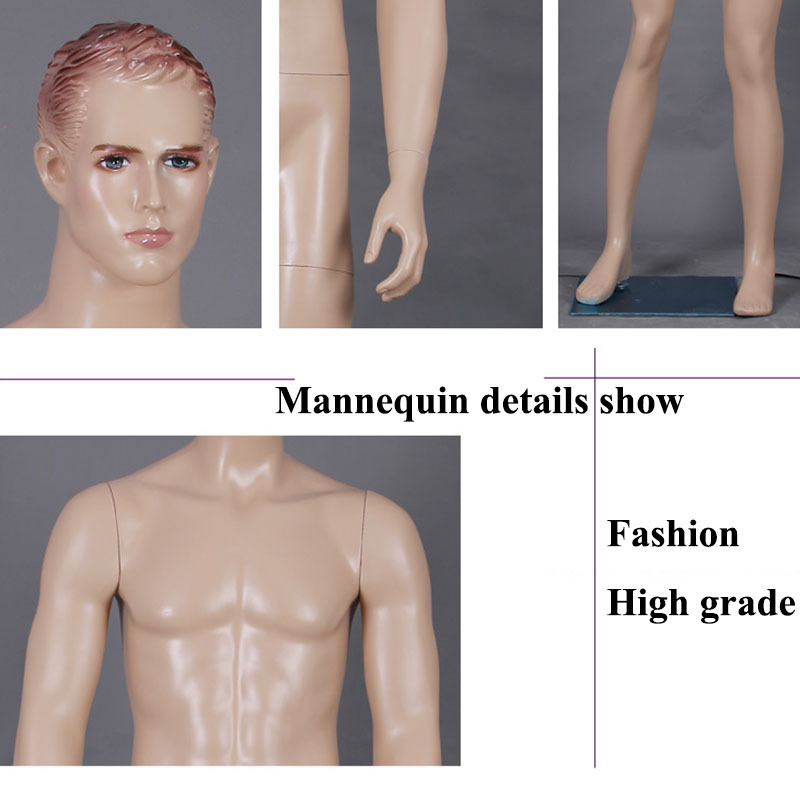 XINJI Lifestyle Sexy Realistic Lifelike Make-up Male Doll Dummy Mannequin Full Body For Sale