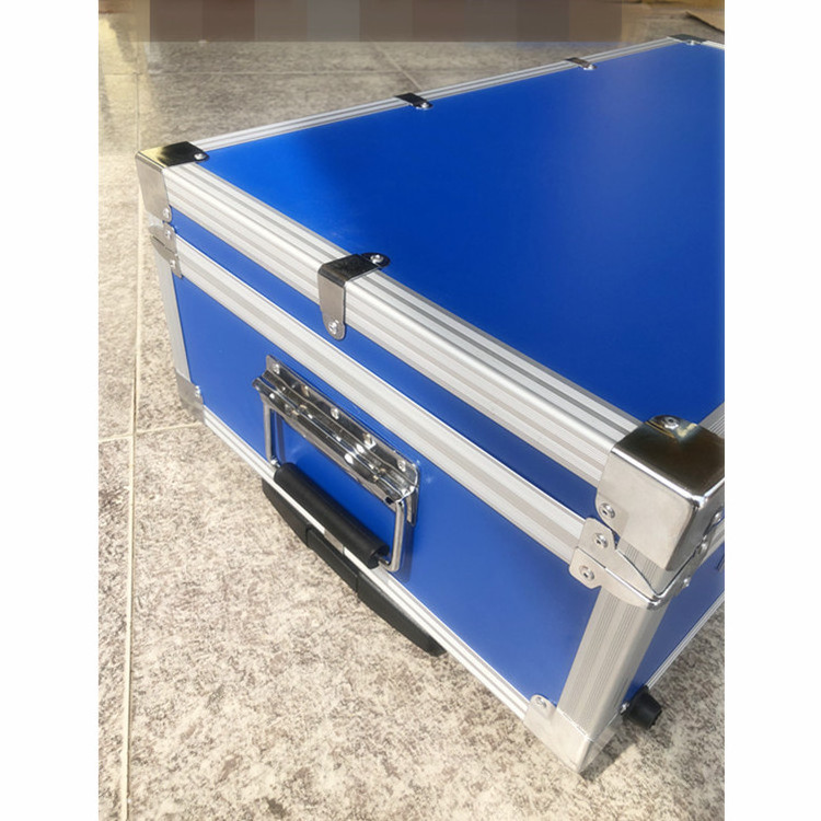 OEM China Rugged Beauty Hard Trolley Pilot Aluminum Case with Drawer