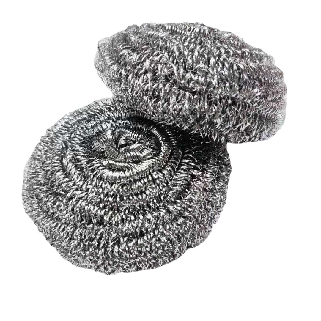 Stainless Steel Sponges Scouring Pad Steel Wool Scrubber Metal Scrubbers for Pans Steel Wool Soap Pads