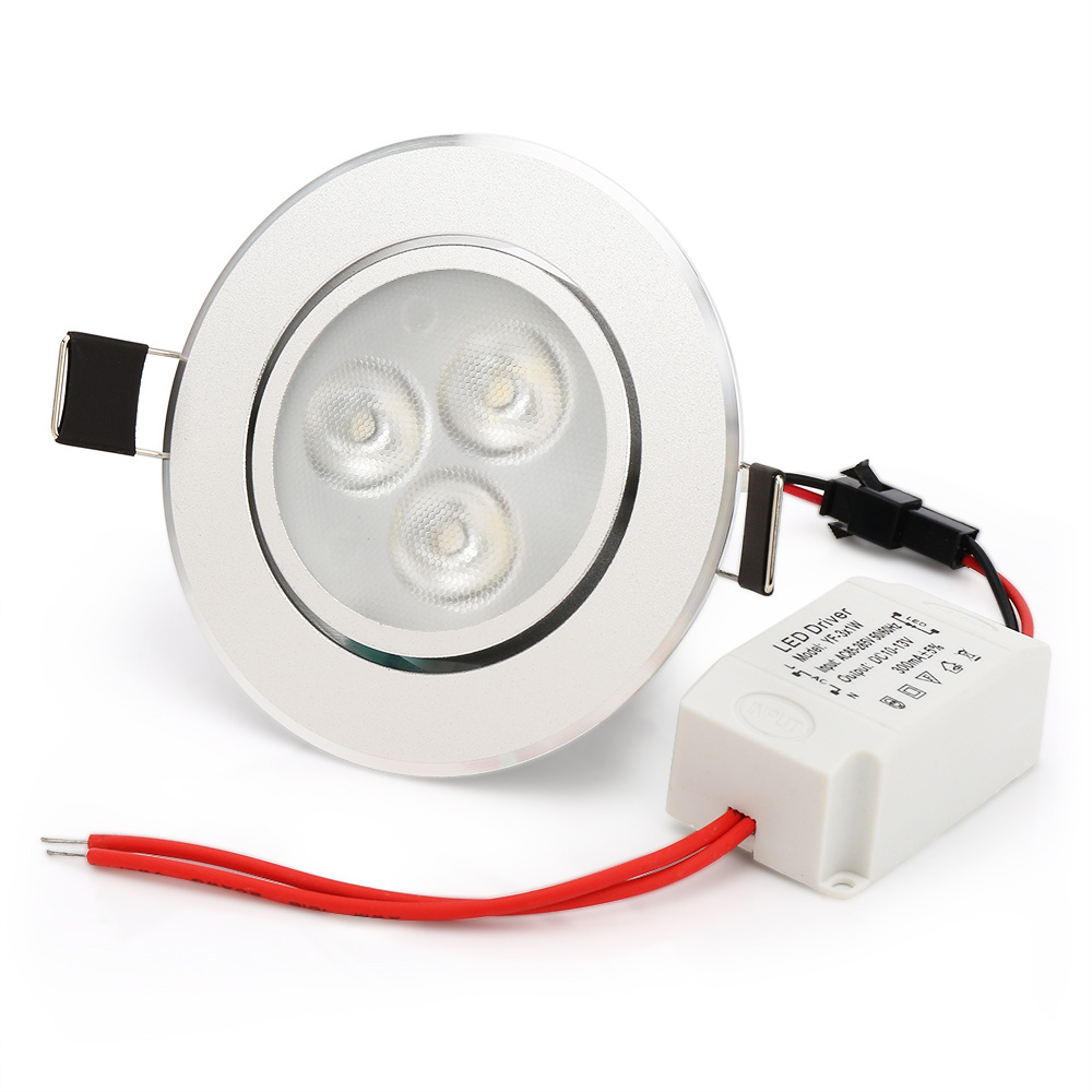 LED Downlight 3W RGB Recessed Spot Light Colorful Remote Control Spot Ceiling Light TH0043