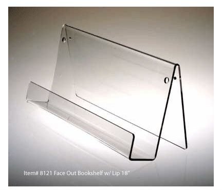 Acrylic Plastic Book Holder Stand Clear Acrylic Magazine Display Rack 6