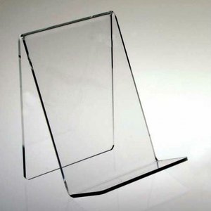 Acrylic Plastic Book Holder Stand Clear Acrylic Magazine Display Rack 6" Acrylic Book Easel/Artwork Display Stand