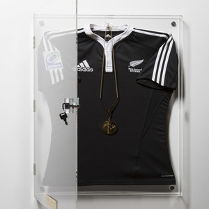 Acrylic Showcase Jersey Displays Showcase Premium Shirt/Jersey Case w/ Lock and Wall Mount