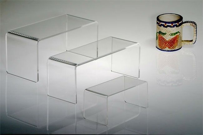 Clear Acrylic Display Shelf Risers Acrylic Simple Cheap Display Rack Acrylic Quilt Display Rack Disassemble