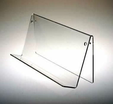 Acrylic Plastic Book Holder Stand Clear Acrylic Magazine Display Rack 6