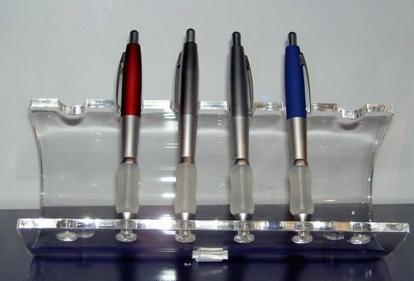 Fixed Up and Down Clear Acrylic Pen Holder Acrylic Pencil Display Stand