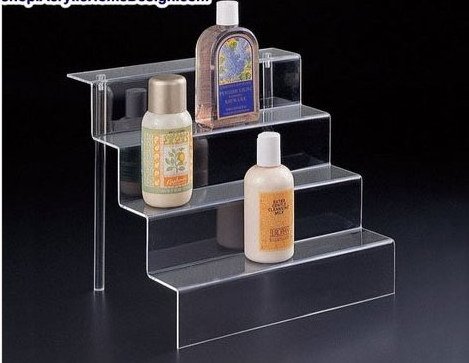 Acrylic Clear Counter CD Holder Display Stand Acrylic CD DVD Counter Stand