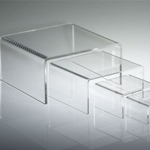 clear acrylic display stand or acrylic display shelf