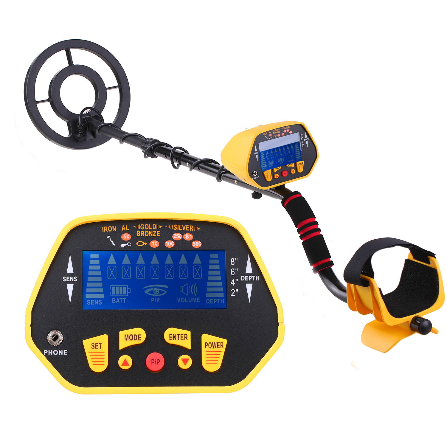 GC1028 Handle Held  Metal Detector Gold Tracker