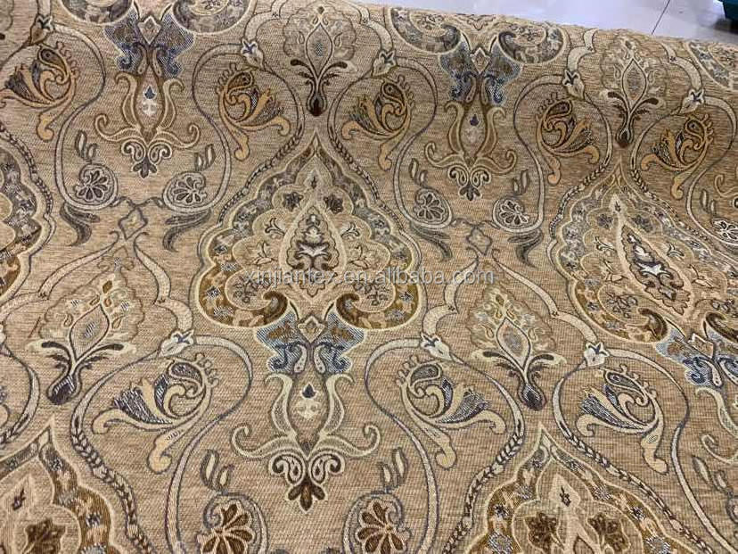 China manufacturer accept customized popular classical chenille sofa fabric