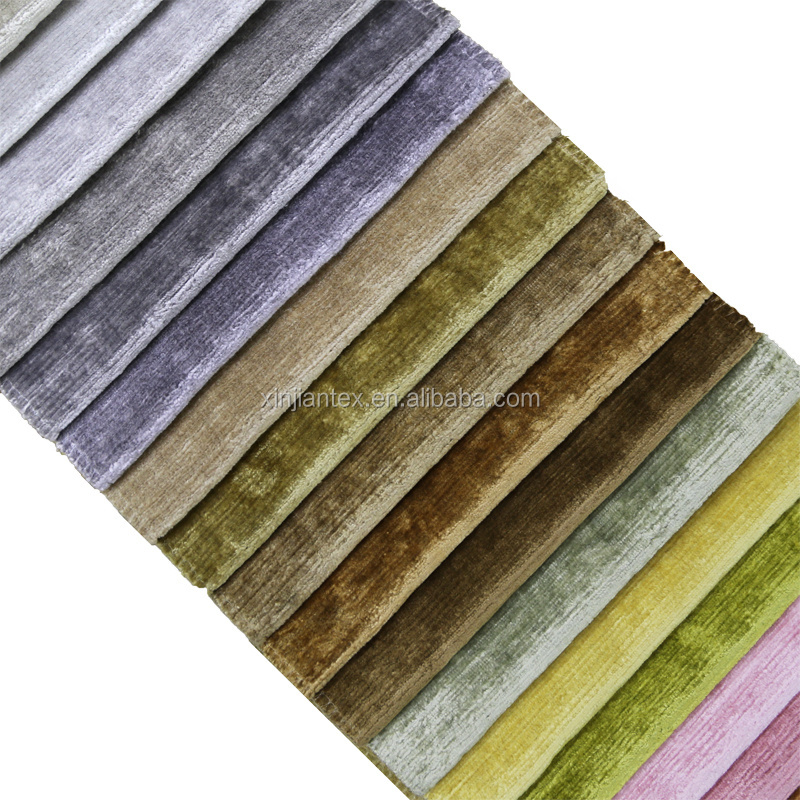 Hot sale 100% polyester fabric Cut pile Velvet use for sofa upholstery turkish textile fabric