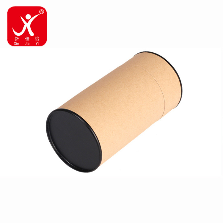 Hot sale Cardboard Tube Compression Packaging Paper Tube High Grade Golden Kraft Paper Tube Packaging