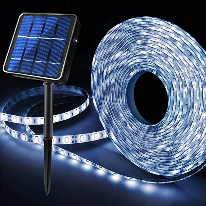 Outdoor IP65 holiday decoration celebration solar strip light 5v RGB LED strip