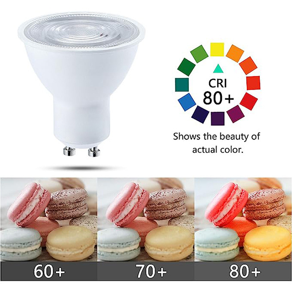 GU10 Smart LED Light Bulb, RGB Color Changing LED Compatible with Alexa and Google Home, Dimmable via App, Dual Pin Base MR16 50