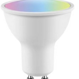 GU10 spotlight RGB+3CCT LED Smart WiFi+BLE dimmable mode APP control smart  GU10 spot light