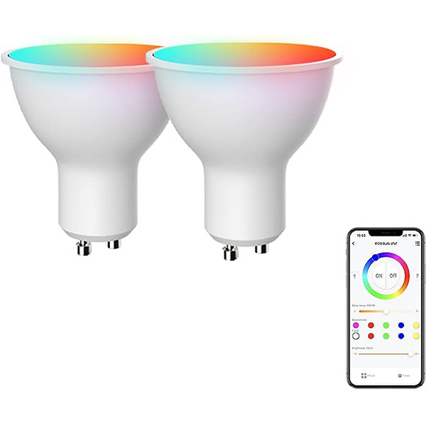 GU10 LED Light Bulb 5W RGB Smart LED Spotlight