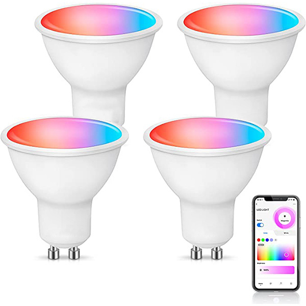 GU10 LED Light Bulb 5W RGB Smart LED Spotlight