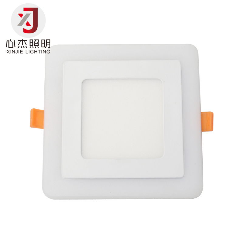 12w LED Square Recessed Ceiling Panel Light with Dual Colour slim led panel light rgb