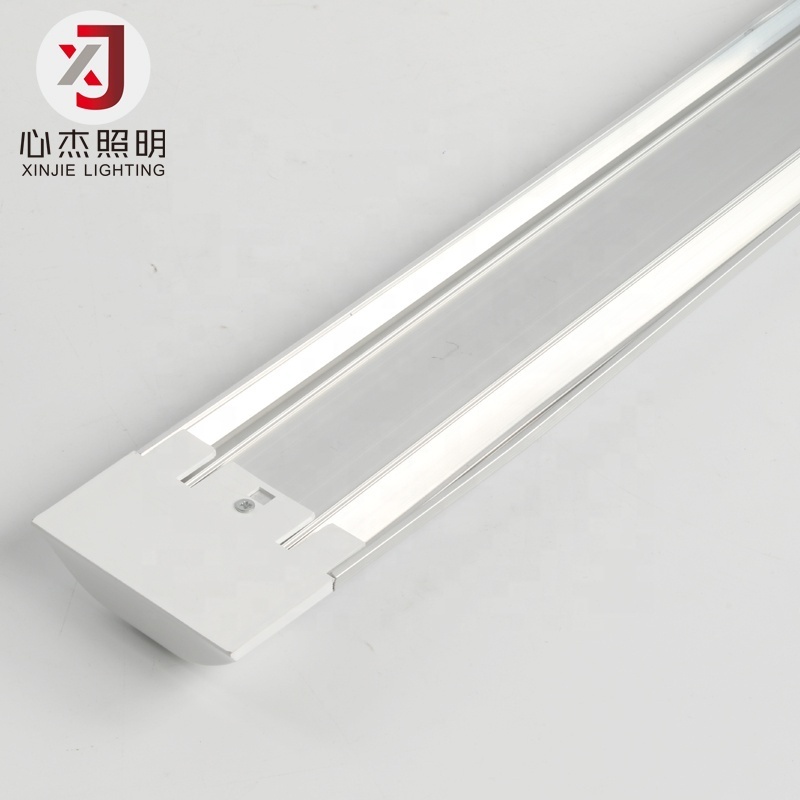 modern 18w 36w 2ft 4ft linear tube fixture surface mounted office ceiling light ip65 led linear light pendant fixture batten