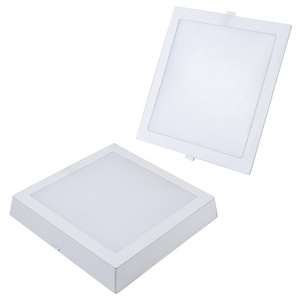 Aluminum frame IP20 12W  18W  24W  Led Surface Mounted super bright Ceiling Slim  Led Panel Lights