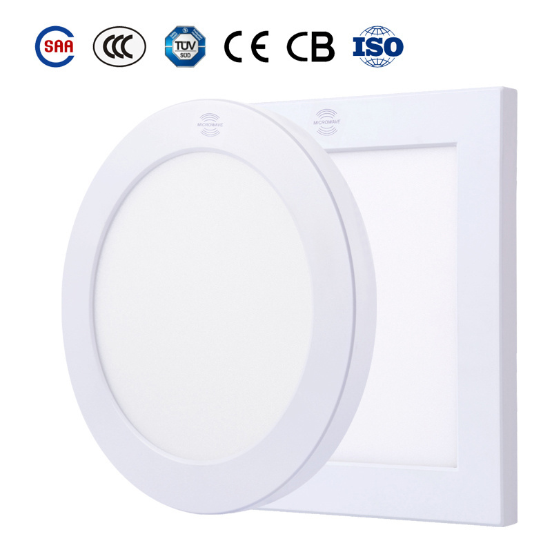 CE & ERP ceiling light CCT changing  recessed & surface mount  9W 12W 18W 24W  LED sensor backlit panel light ceiling