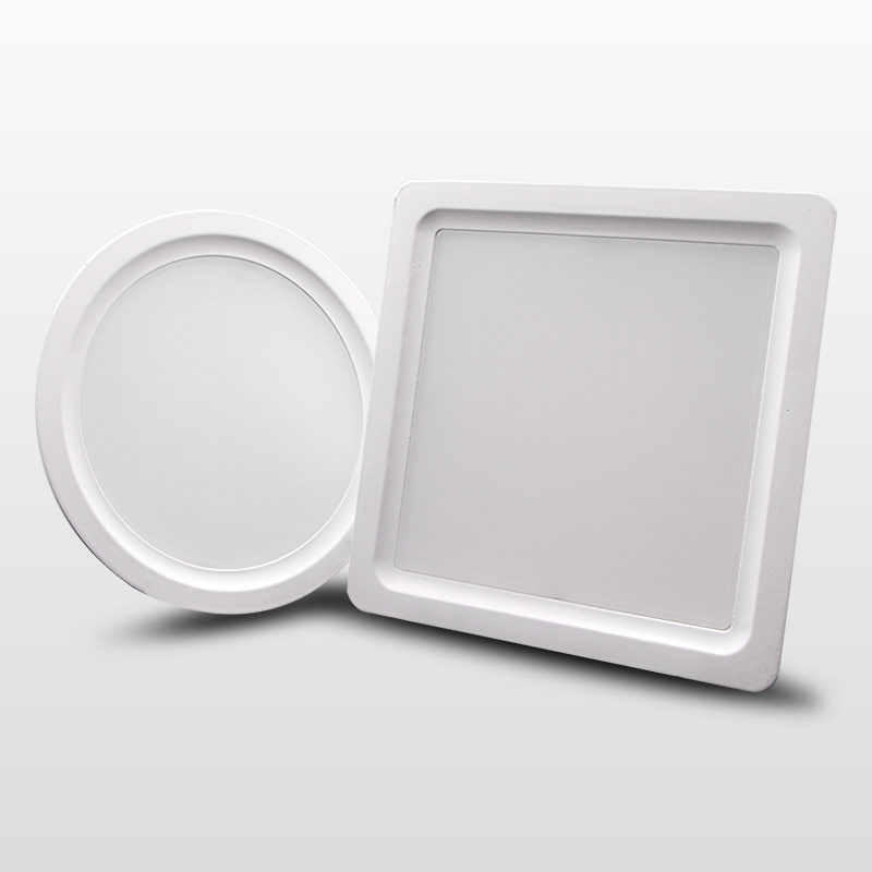 Aluminum housing round/square ceiling 7w recessed led down light