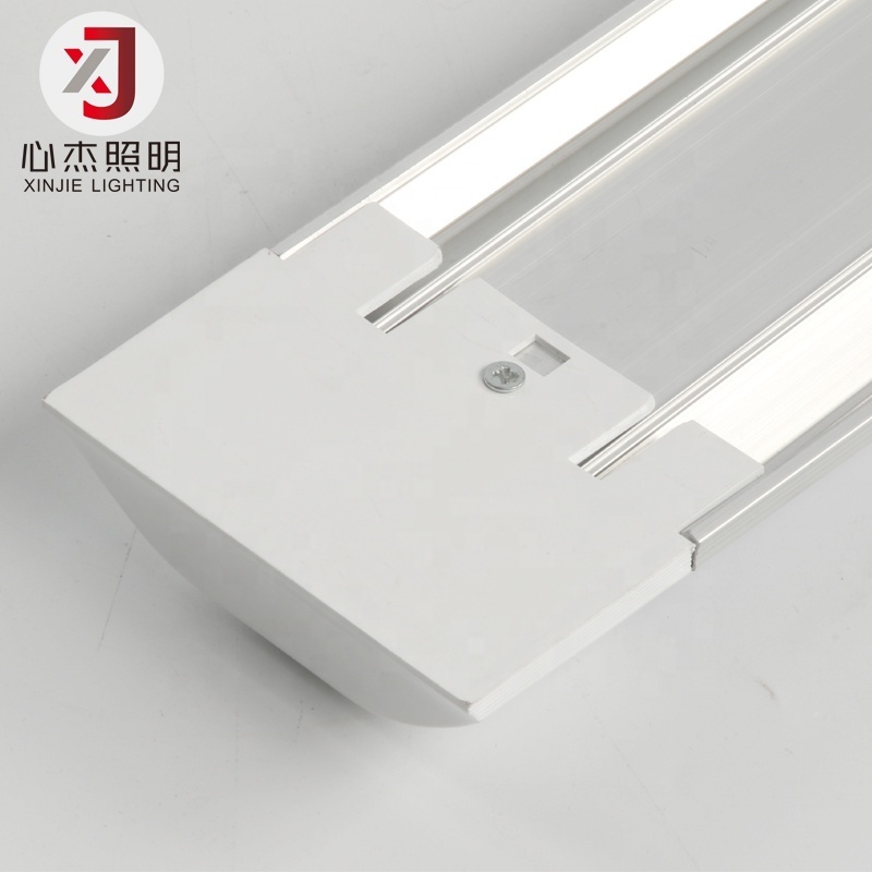 modern 18w 36w 2ft 4ft linear tube fixture surface mounted office ceiling light ip65 led linear light pendant fixture batten