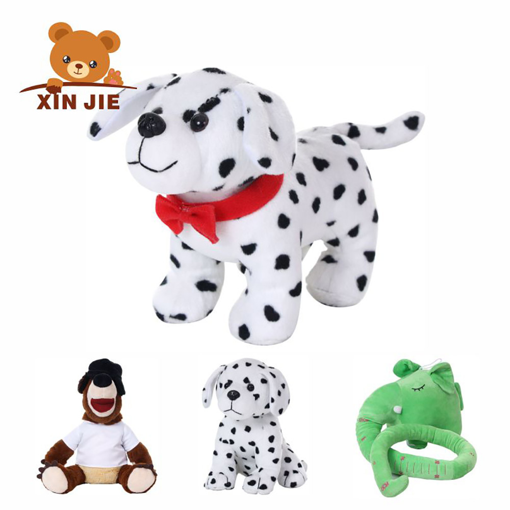 A sitting Dalmatian stuffed animal Plush dog toys