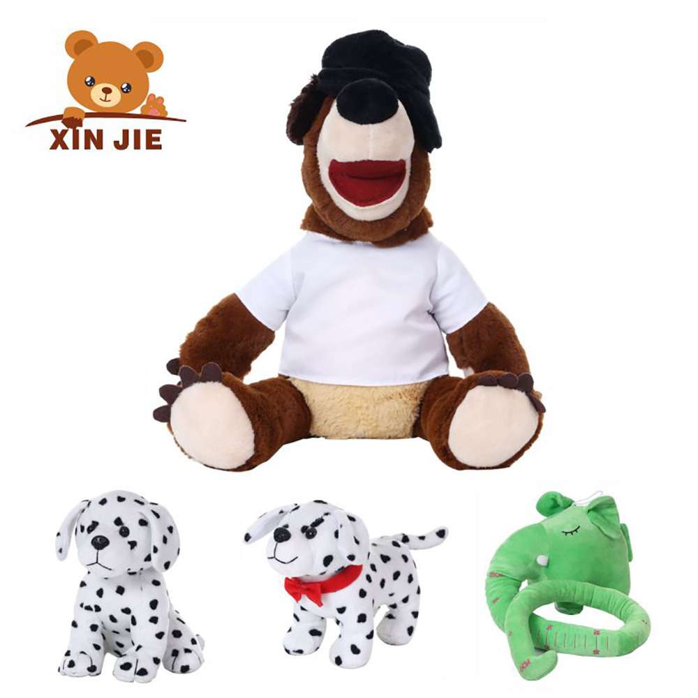 A sitting Dalmatian stuffed animal Plush dog toys